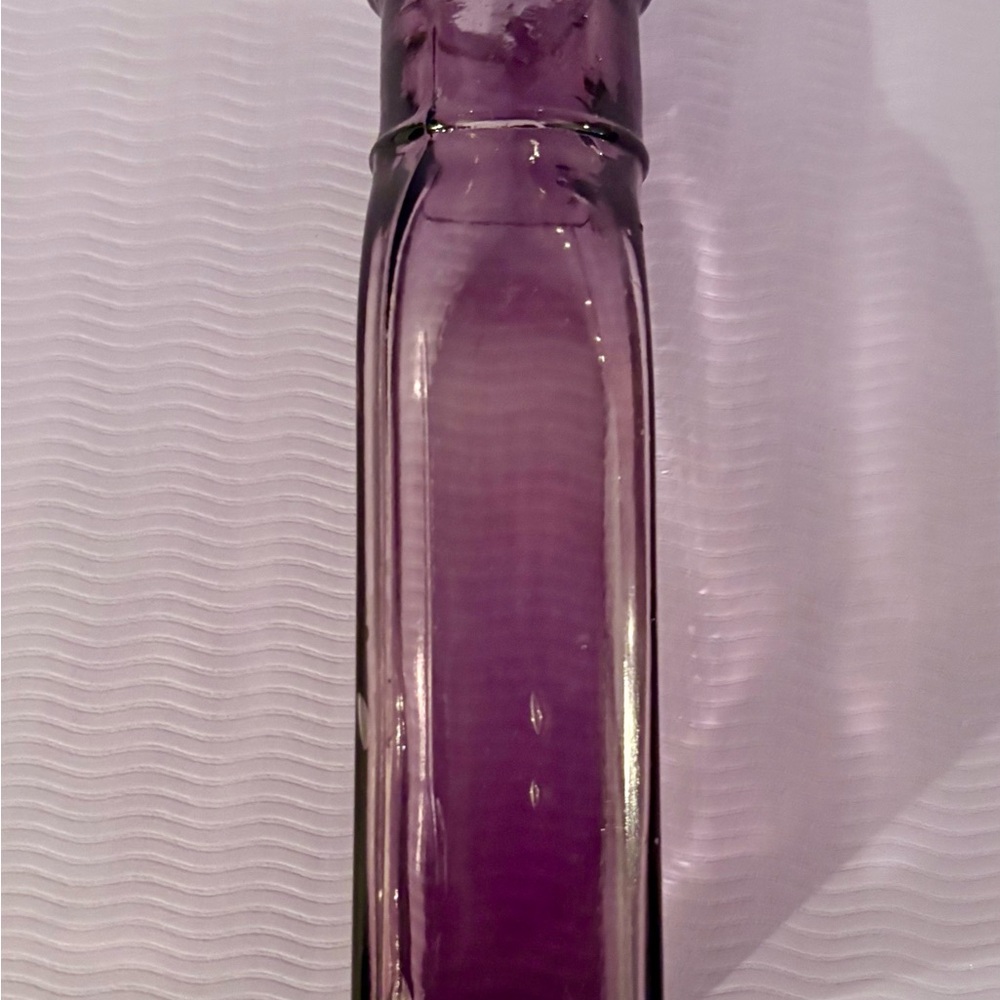 RARE Antique 1800 Pacific Vinegar & Pickle Works Purple Amethyst Glass Bottle - Picture 3 of 6